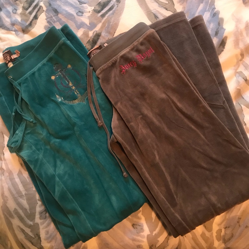 Two pairs of Juicy Couture pants